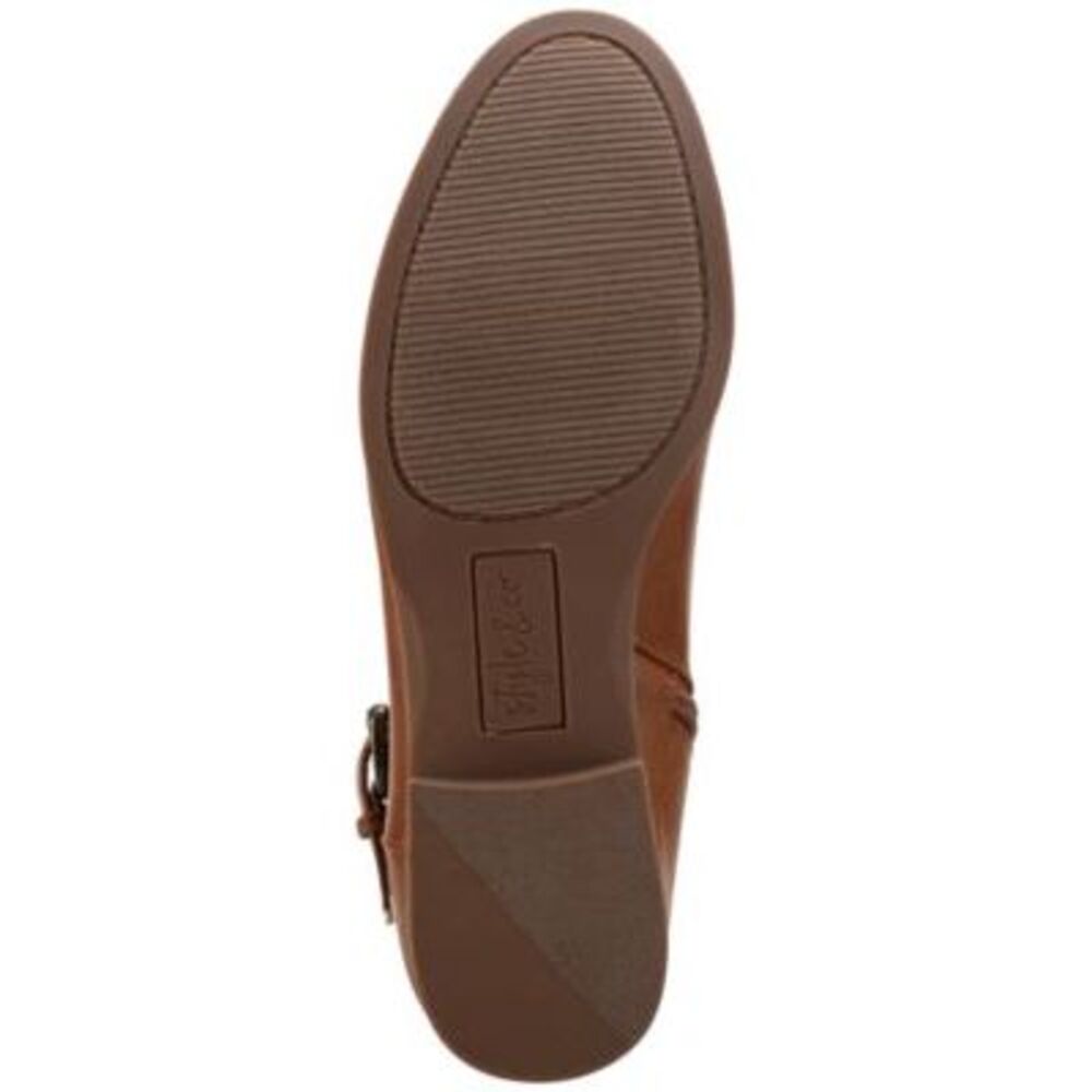 STYLE & COMPANY Womens Tan Brown Buckled Strap Kimmball Riding Boot 7.5 M - Picture 4 of 4